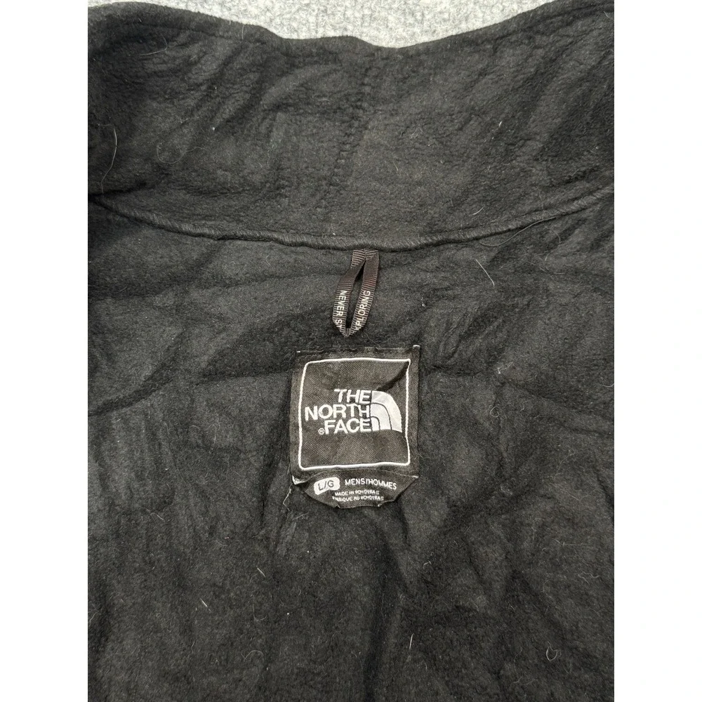 The North Face Denali Polartec Fleece Jacket Mens Large Black Full Zip Outdoor‎